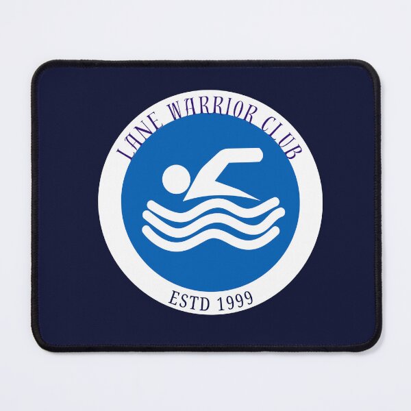 Item preview, Lane Warrior Swimming Club Badge designed and sold by LoudVictory.