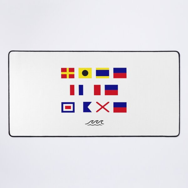 Item preview, Nautical Signal Flags - Ride the Wave designed and sold by AnchorsAwayCo.