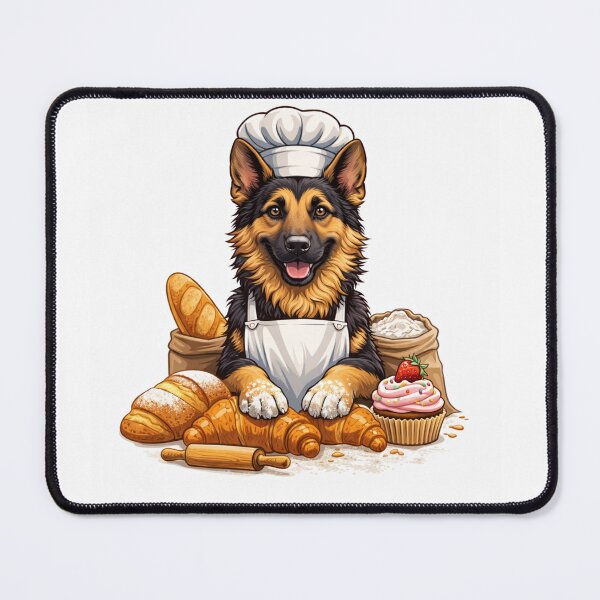 Item preview, German Shepherd Baker – Sweet Treats & Fresh Bread designed and sold by Zampettalibera.
