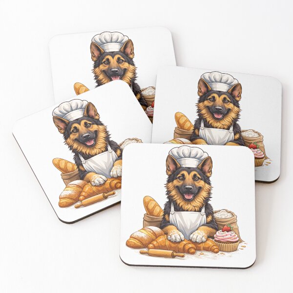 Item preview, German Shepherd Baker – Sweet Treats & Fresh Bread designed and sold by Zampettalibera.