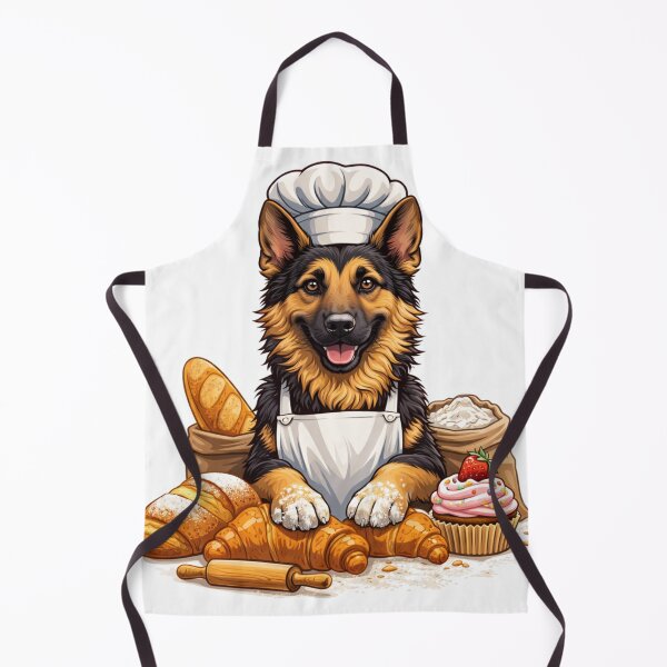 Item preview, German Shepherd Baker – Sweet Treats & Fresh Bread designed and sold by Zampettalibera.