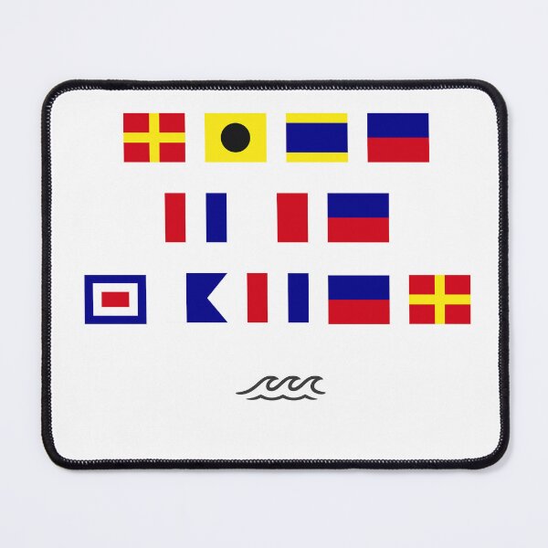 Item preview, Nautical Signal Flags - Ride the Water designed and sold by AnchorsAwayCo.