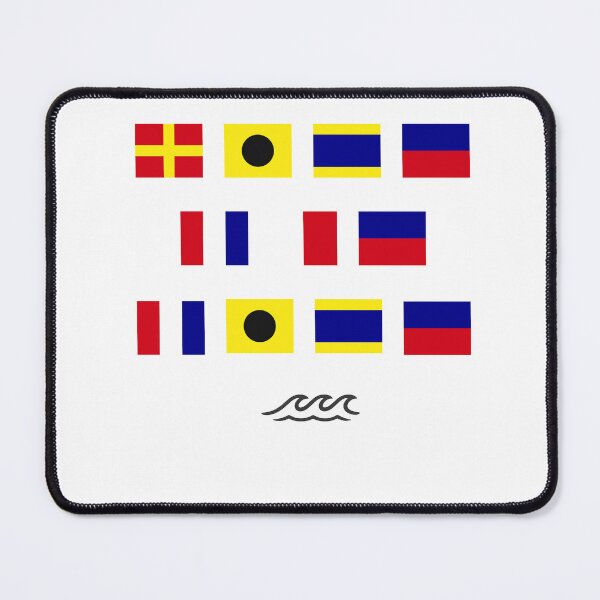 Item preview, Nautical Signal Flags - Ride the Tide designed and sold by AnchorsAwayCo.