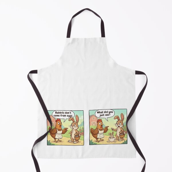 Item preview, Rabbits Don't Come From Eggs! - Funny Easter Comic designed and sold by Studio23:45.