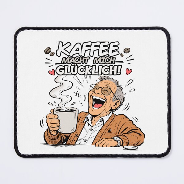 Item preview,  Ein Großvater genießt eine Tasse Kaffee designed and sold by goesbless.