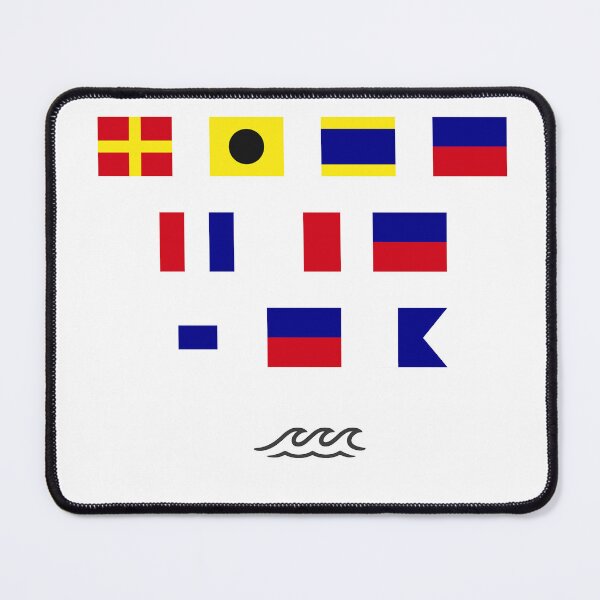Item preview, Nautical Signal Flags - Ride the Sea designed and sold by AnchorsAwayCo.