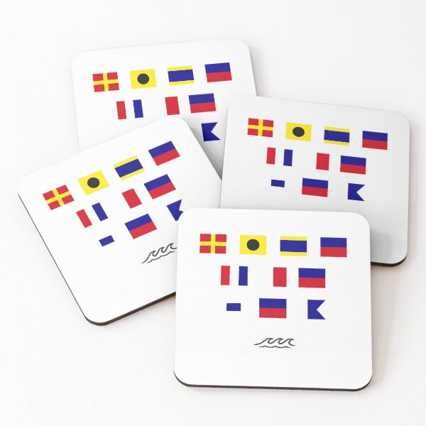 Item preview, Nautical Signal Flags - Ride the Sea designed and sold by AnchorsAwayCo.