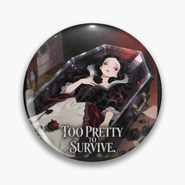 Item preview, Too Beautiful to Survive – Gothic Snow White in a Glass Coffin designed and sold by Panda LuL Art.