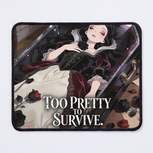 Item preview, Too Beautiful to Survive – Gothic Snow White in a Glass Coffin designed and sold by Panda LuL Art.