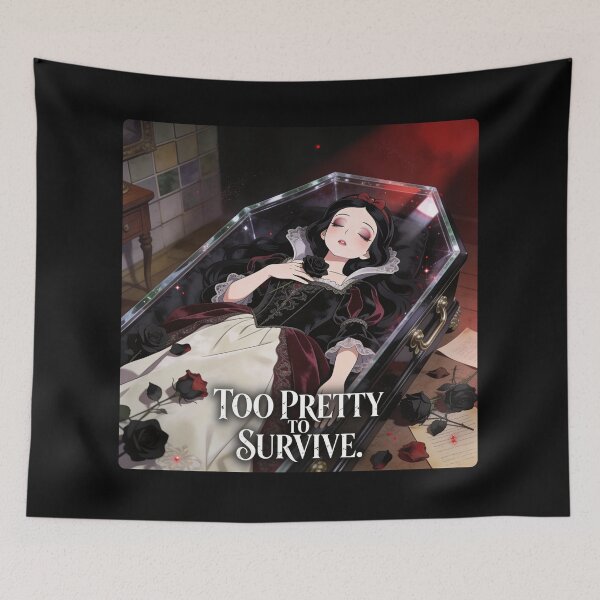 Item preview, Too Beautiful to Survive – Gothic Snow White in a Glass Coffin designed and sold by Panda LuL Art.