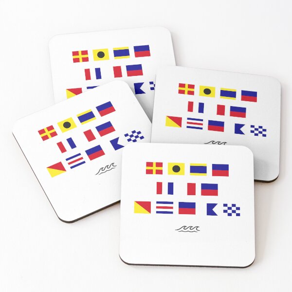 Item preview, Nautical Signal Flags - Ride the Ocean designed and sold by AnchorsAwayCo.