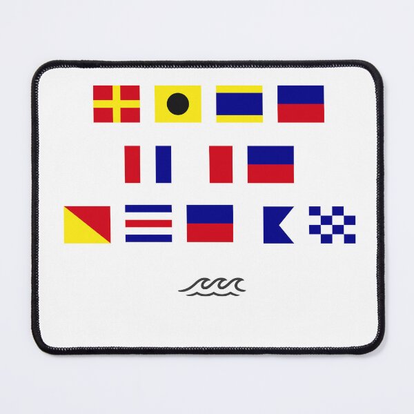 Item preview, Nautical Signal Flags - Ride the Ocean designed and sold by AnchorsAwayCo.