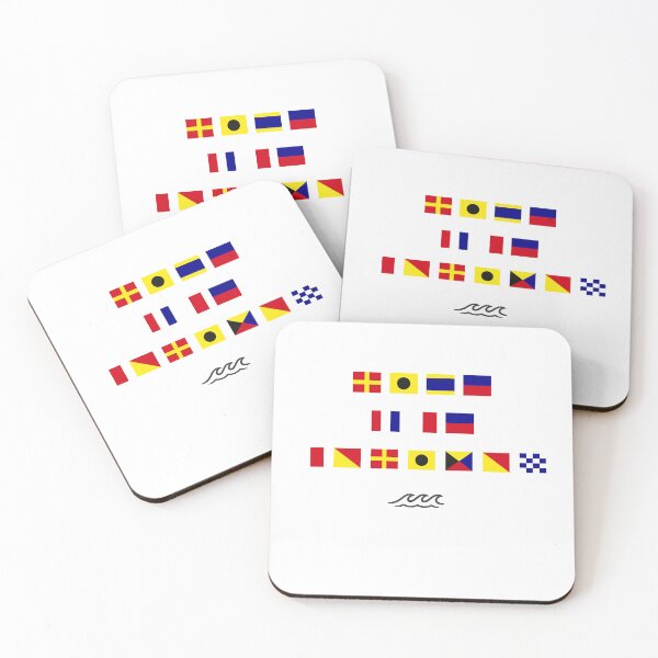 Item preview, Nautical Signal Flags - Ride the Horizon designed and sold by AnchorsAwayCo.