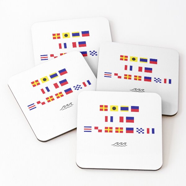 Item preview, Nautical Signal Flags - Ride the Current designed and sold by AnchorsAwayCo.
