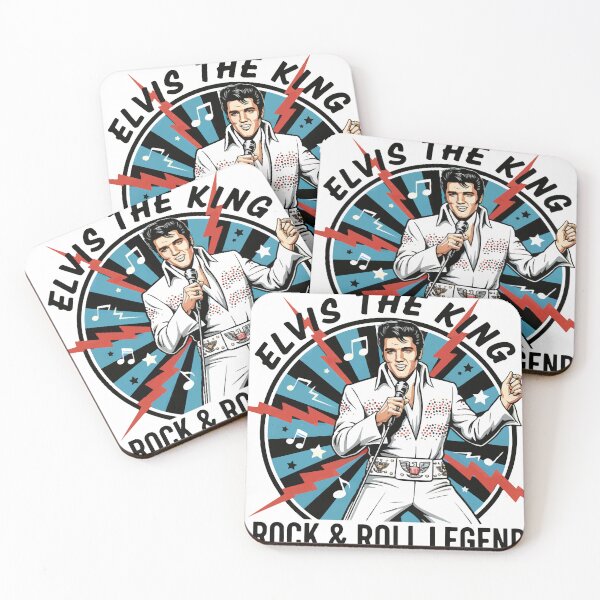 Item preview, Elvis Presley Rock & Roll Lightning Retro Graphic – Vintage King of Rock Shirt designed and sold by Valisdesign.