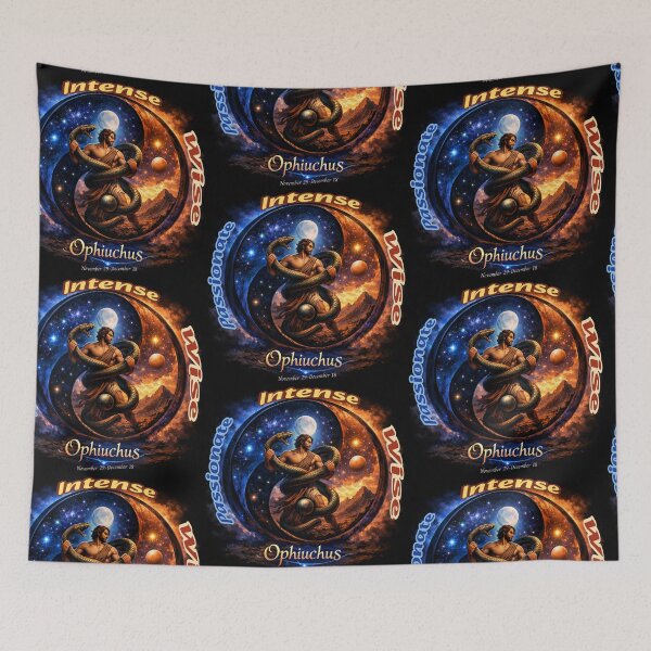 Item preview, Ophiuchus -Zodiac starsign inside  a yin-yang 13th sign designed and sold by FireOrchid.