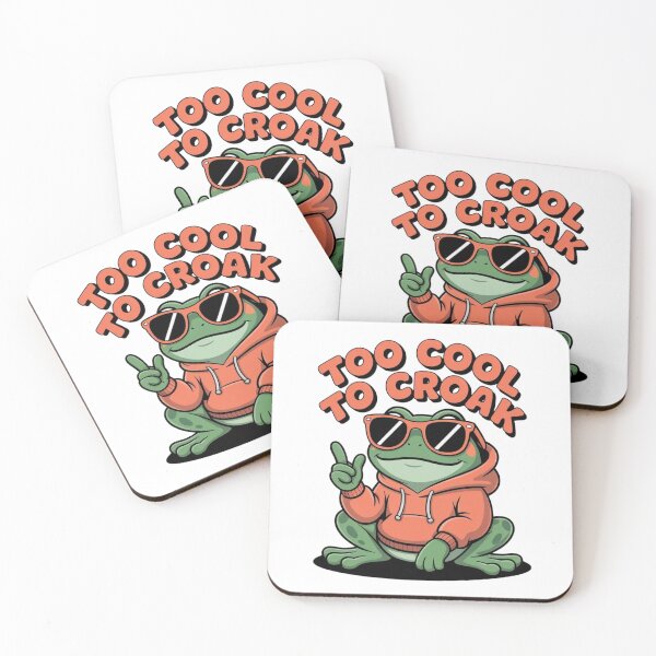 Item preview, Too Cool To Croak Frog – Retro Hoodie Toad – Aesthetic Cool Froggy designed and sold by KaphzeShop.
