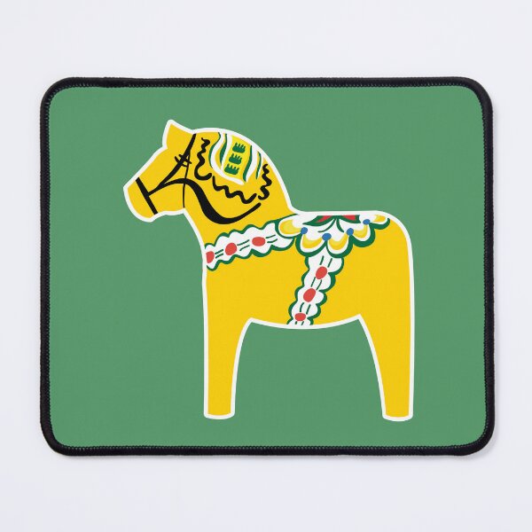 Item preview, Gul Dalahäst - Yellow Dala Horse designed and sold by knappidesign.
