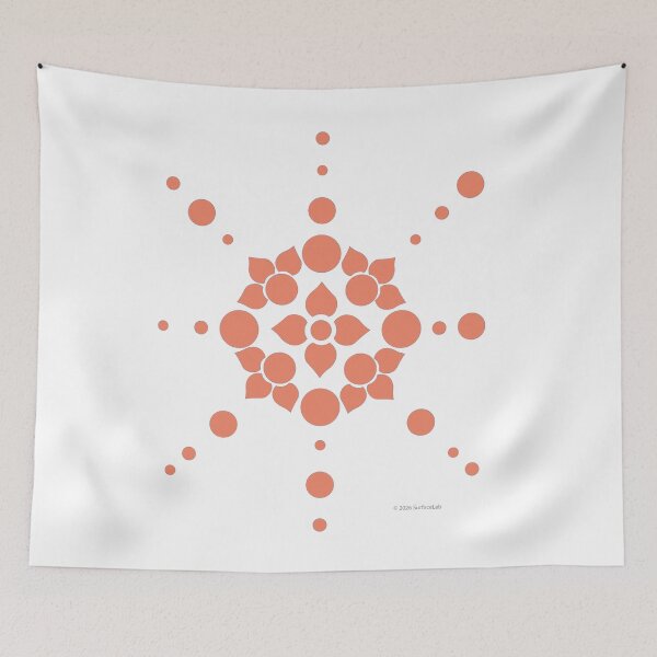Item preview,  Geometry Mandala Pattern – Modern Symmetrical Lotus Design designed and sold by SurfaceLab.