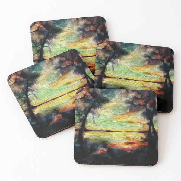 Item preview, Sunset through the trees designed and sold by Lightscapes by Jacqueline.