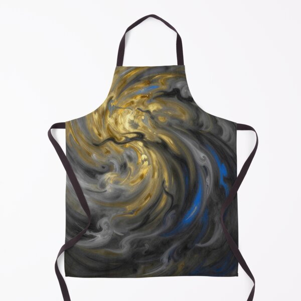 Item preview, Golden Energy Swirl – Abstract Motion Art in Dynamic Light and Deep Color Flow designed and sold by FotoworldEdel.