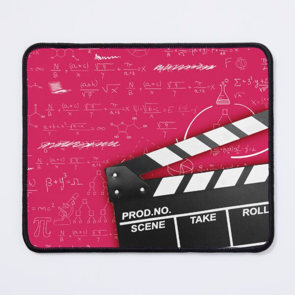 Item preview, Clapperboard on Red Background – Cinema Concept Design designed and sold by xam.