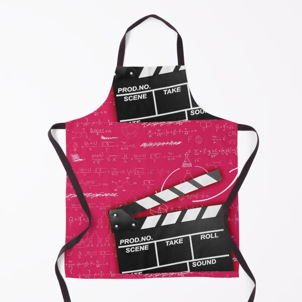 Item preview, Clapperboard on Red Background – Cinema Concept Design designed and sold by xam.