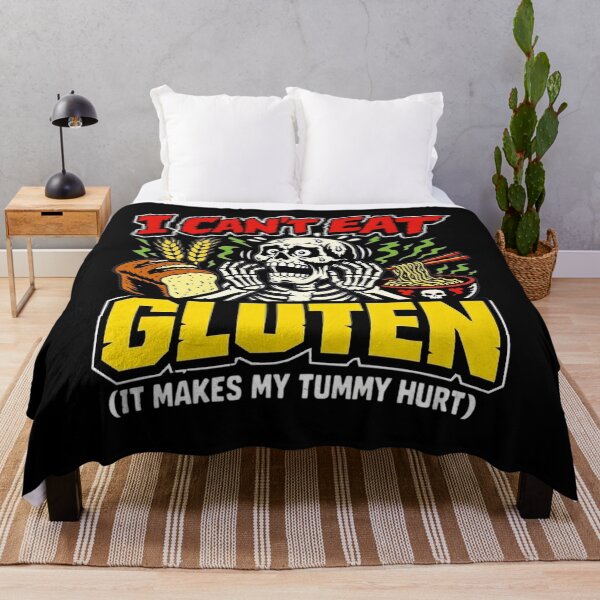 Item preview, Funny Skeleton Celiac Disease Awareness I Can't Eat Gluten  designed and sold by clothesy7.