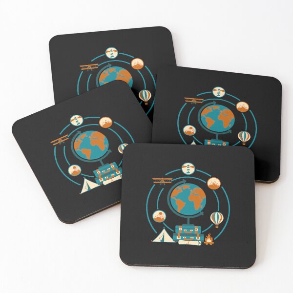 Item preview, Retro Globe Adventure Orbit - Vintage Travel & Exploration Emblem designed and sold by AbulailArt.