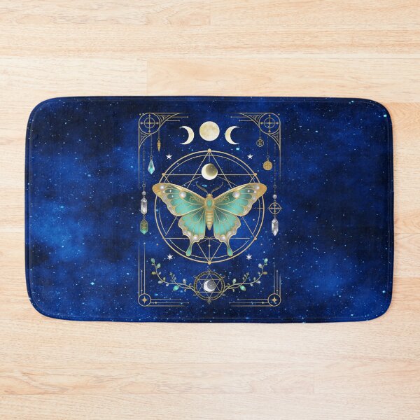 Item preview, Celestial Luna Moth of the Triple Moon – Sacred Geometry & Crystal Witch Sigil designed and sold by MysticOzzy.