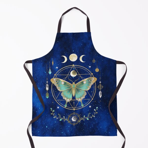 Item preview, Celestial Luna Moth of the Triple Moon – Sacred Geometry & Crystal Witch Sigil designed and sold by MysticOzzy.