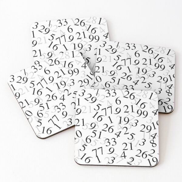 Item preview, Random Numbers – Abstract Math Design designed and sold by xam.