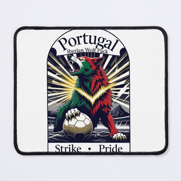 Item preview, Iberian Wolf Portugal Triumph Tee, Soccer Pack Power Mug, Football Heritage Gift designed and sold by YMLux.