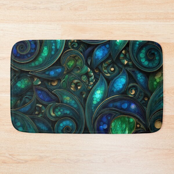 Item preview, New Zealand Māori Paua Pattern Koru Design 847 designed and sold by GrinGalore.