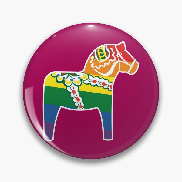 Item preview, Dalahäst  -  Dala Horse goes pride designed and sold by knappidesign.