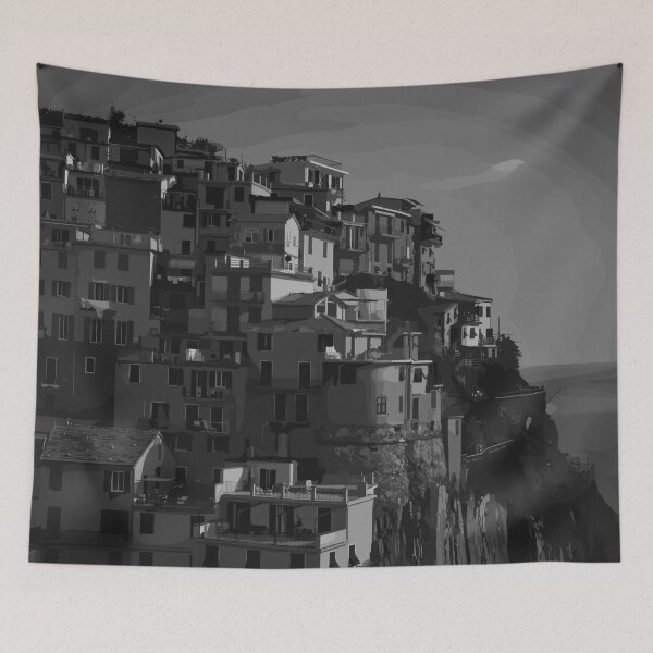 Item preview, Mountain Hillside House designed and sold by dwiaszeyn.