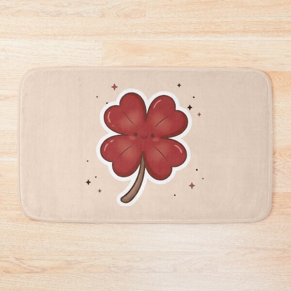 Item preview, Scarlet Four-Leaf Clover designed and sold by ScarletMosaic.