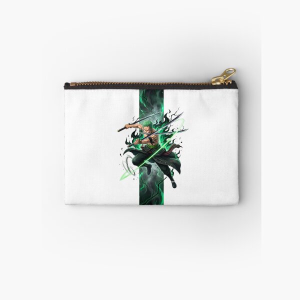 Item preview, Three Sword Style Green Flame Samurai – Anime Swordsman Warrior Aesthetic designed and sold by Dyan4.