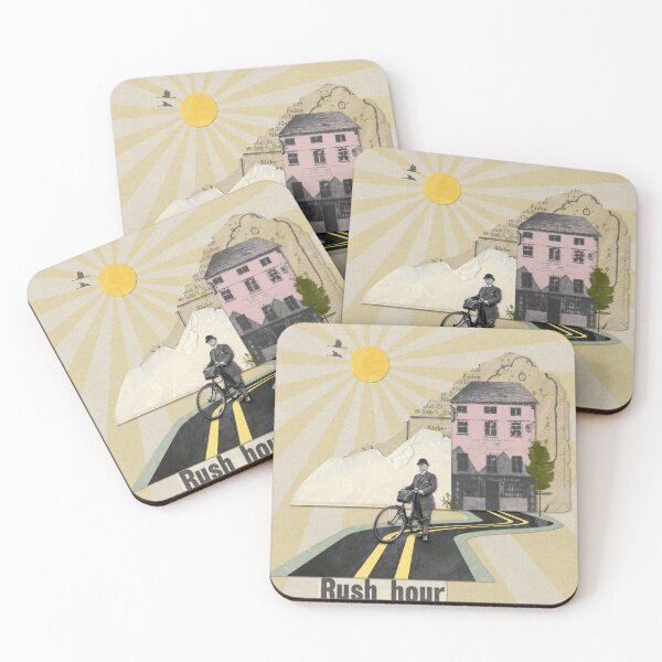 Item preview, Rush Hour, Vintage Surreal Collage designed and sold by The Blue Window.