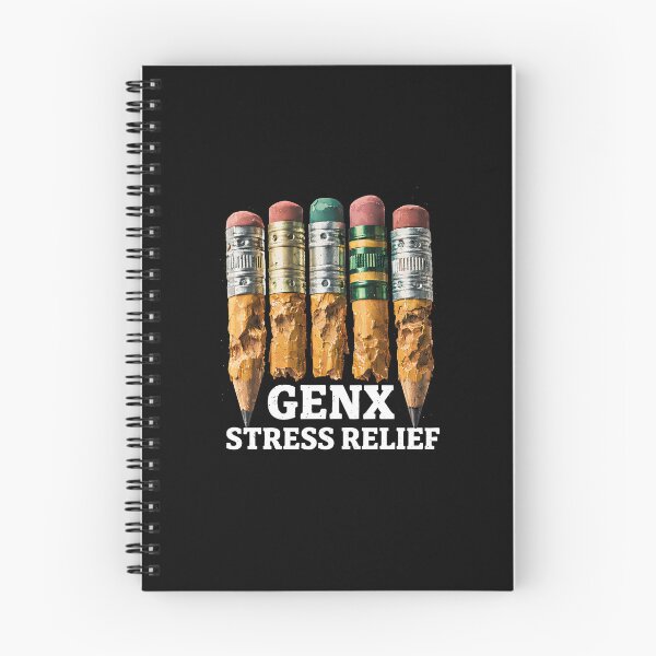 Item preview, Gen X Pencil Chewing Stress Relief Retro Humor Teacher designed and sold by w1ckerman.
