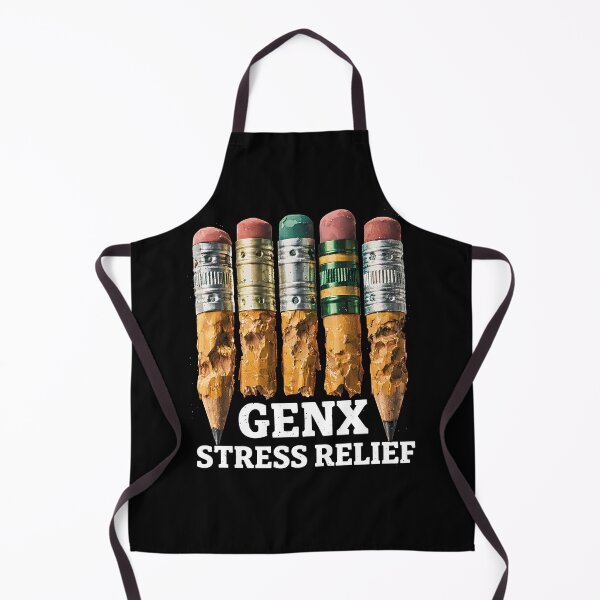 Item preview, Gen X Pencil Chewing Stress Relief Retro Humor Teacher designed and sold by w1ckerman.