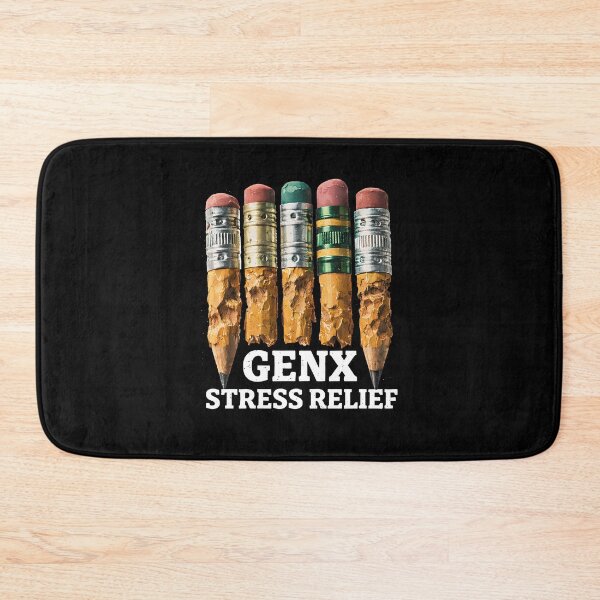 Item preview, Gen X Pencil Chewing Stress Relief Retro Humor Teacher designed and sold by w1ckerman.