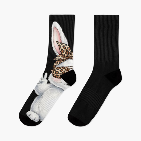 Item preview, Funny Easter Bunny Face Glasses Bandana Leopard designed and sold by OlakunleOloroz.