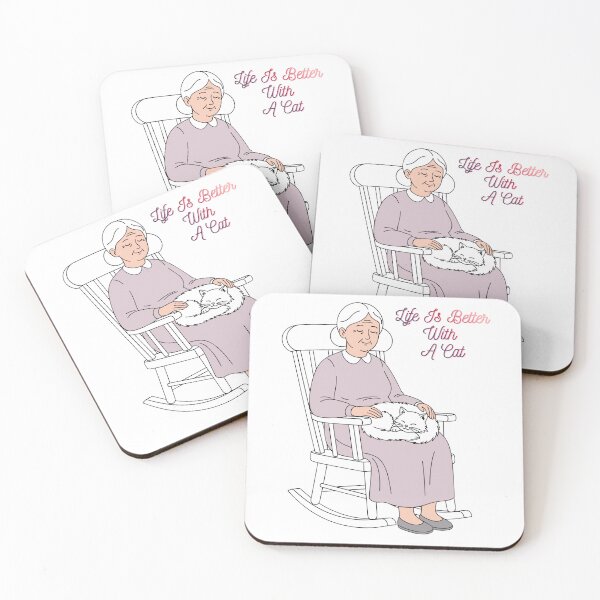 Item preview, Life Is Better With A Cat. designed and sold by Dinasshop.