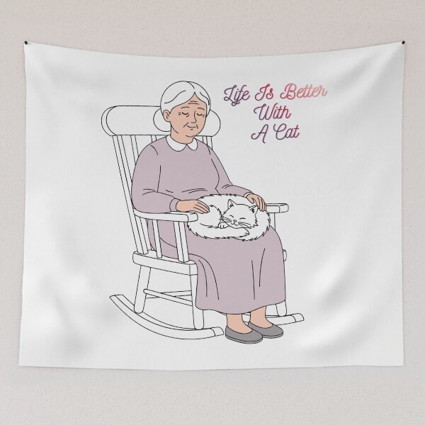 Item preview, Life Is Better With A Cat. designed and sold by Dinasshop.