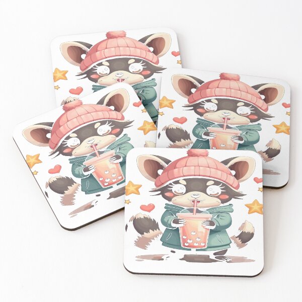 Item preview, Adorable Animal Drinking Bubble Tea Classic T-Shirt designed and sold by pp-por.