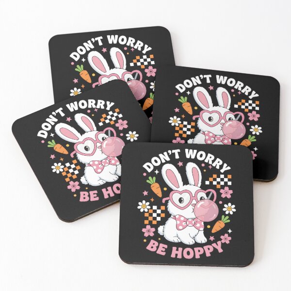 Item preview, Happy Easter Groovy Bunny Face Don't Worry Be Hoppy designed and sold by OlakunleOloroz.