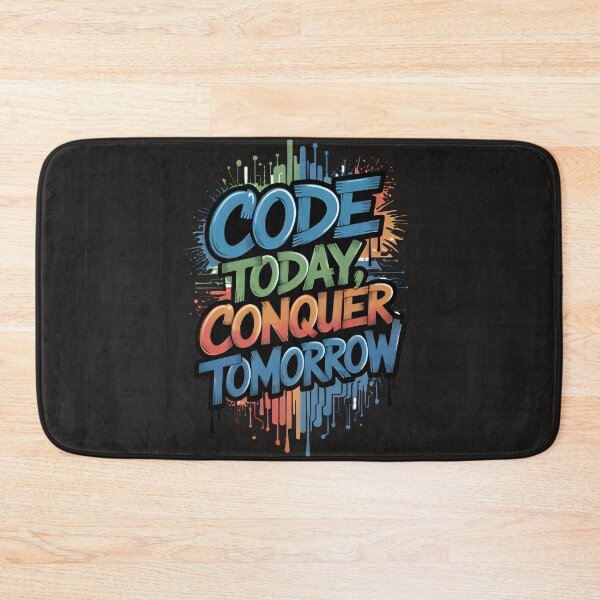 Item preview, Code Today Conquer Tomorrow Urban Graffiti Tech Art designed and sold by Zenith Design.