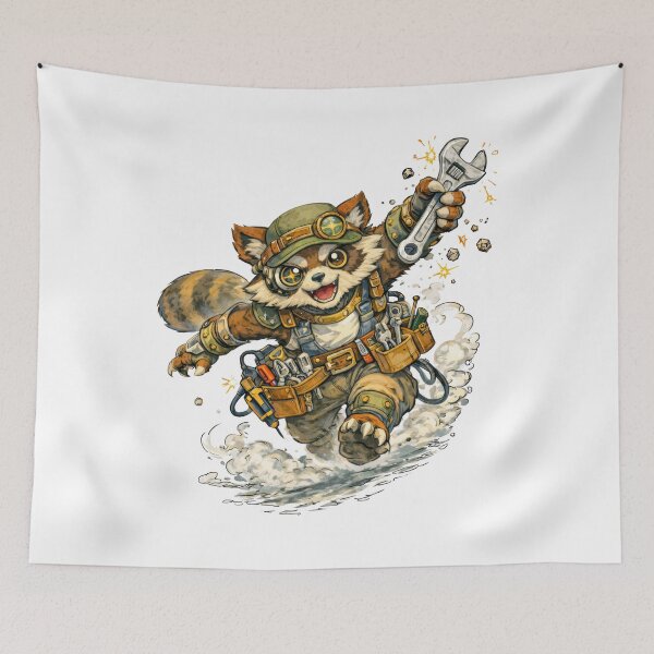 Item preview, Raccoon Fixes Everything designed and sold by EdvvinStudios.