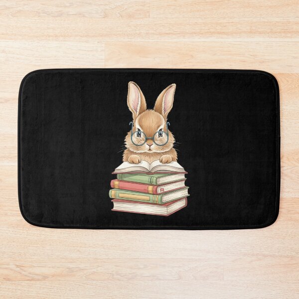 Item preview, Reading Bunny Rabbit Glasses Book Bookworm Teacher designed and sold by OlakunleOloroz.